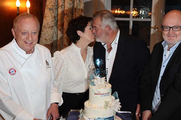 Alfons Schuhbeck, Iris und Harry Wijnfoord, Andreas Lambeck, Gesch&auml;ftsf&uuml;hrer von &bdquo;sonnenklar.TV&ldquo; (&copy;Foto. Martin Schmitz)